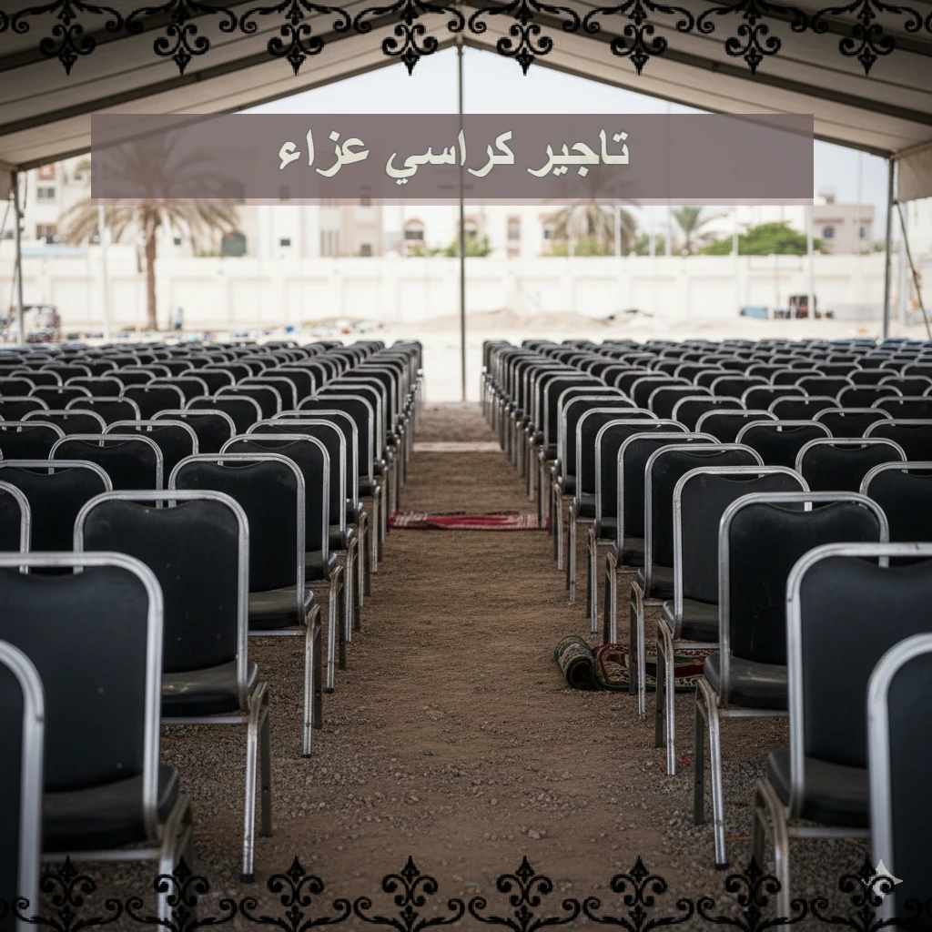 تاجير كراسي عزاء